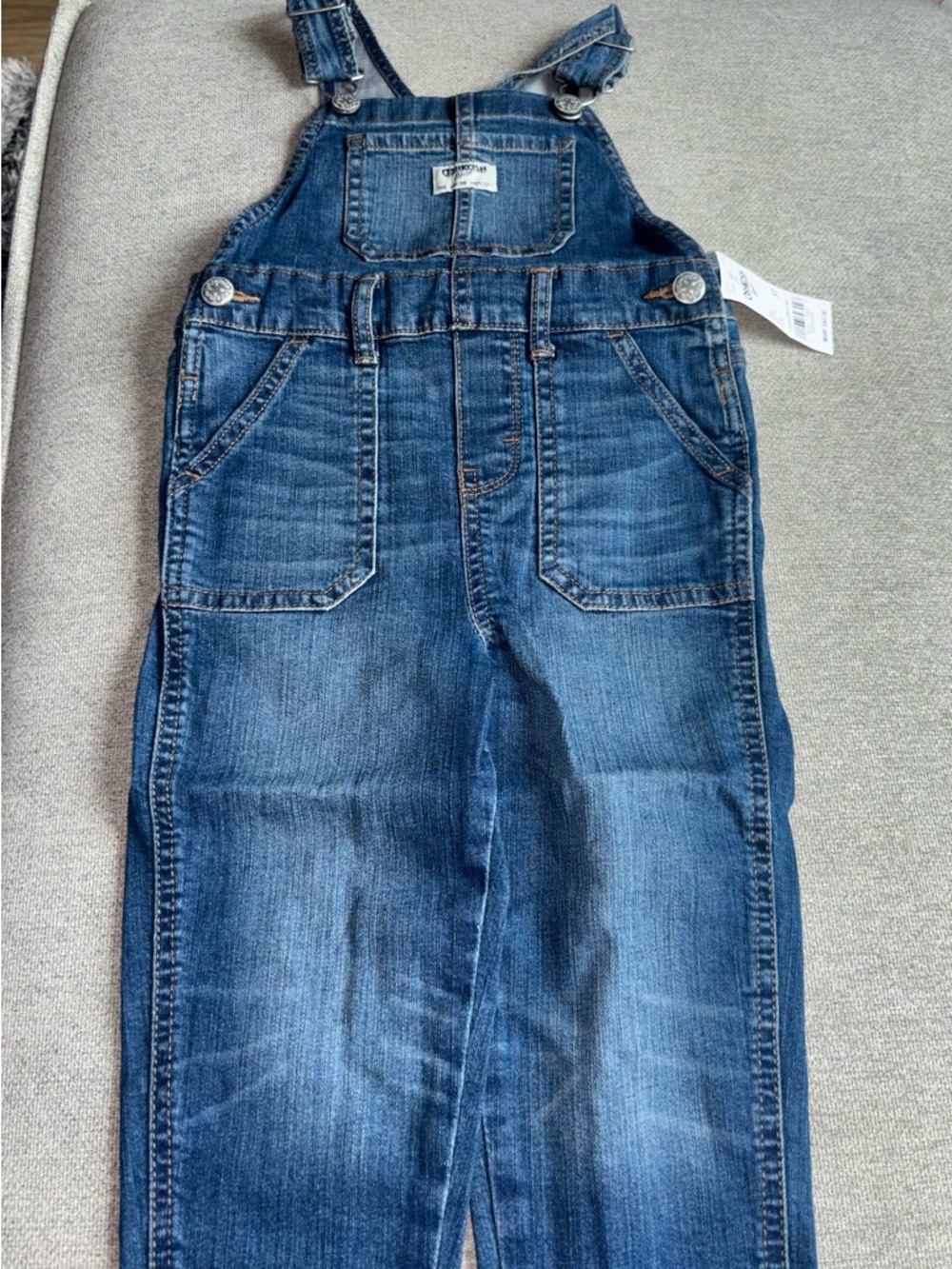 OshKosh B'gosh Dark Blue Denim Kids Overalls